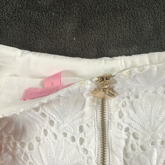 Lilly Pulitzer Marii Skort in Seashell Eyelet - Picture 7 of 10